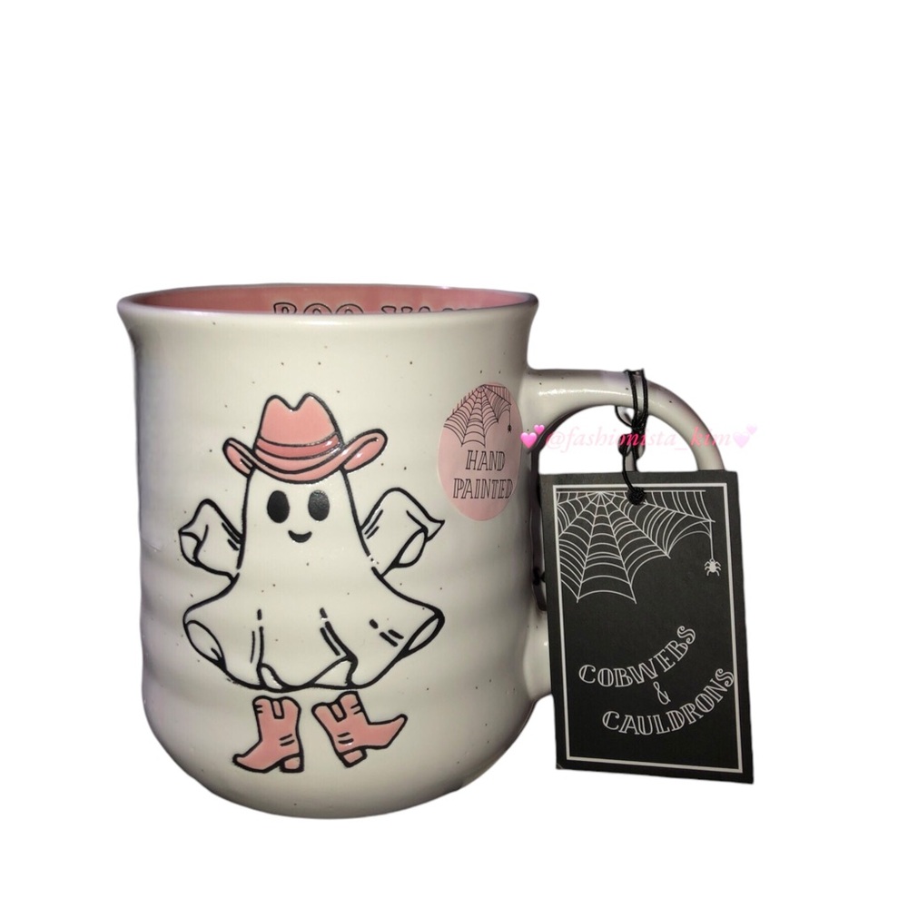 Boo yah dancing cowgirl ghost mug